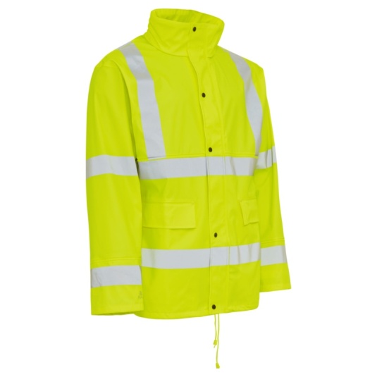 ELKA 026300R Hi-Vis W/P Jacket (Yellow) - Workwear.co.uk