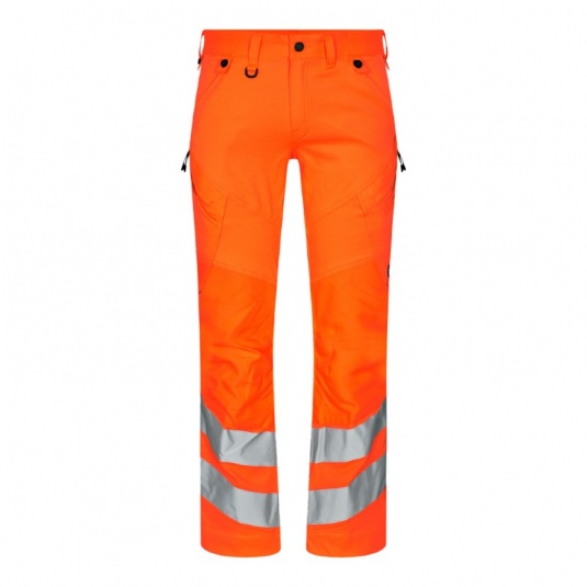 Engel HiVis Stretch Work Trousers (Orange) Workwear.co.uk