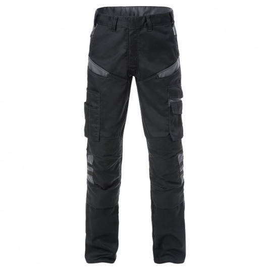 Fristads Black/Grey Work Trousers 2555 STFP (Short)