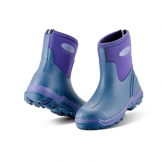 Grubs Midline 5.0 Waterproof Ankle-Height Wellington Boots (Violet)