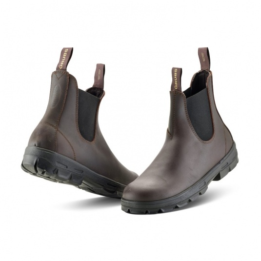 Grubs Whirlwind Waterproof Anti-Static Dealer Work Boots (Mahogany)