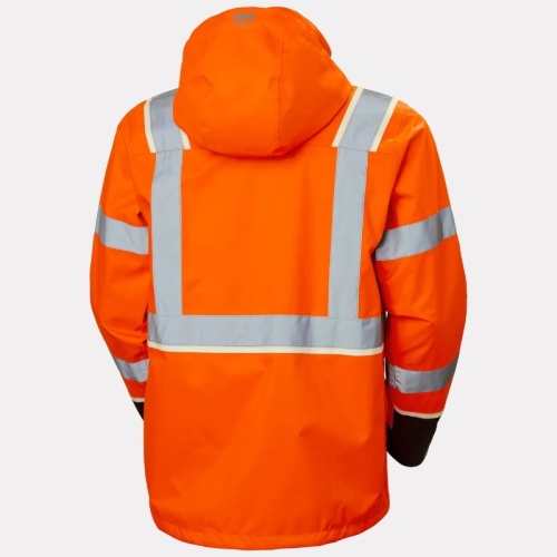 Buy Hydrowear Neer Multi Fire Retardant Hi-Vis Anti-Static Waterproof Parka Jacket Orange From £93.14 - View #6