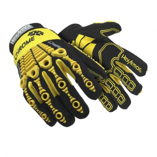 HexArmor Chrome Series 4025 Cut-Resistant 360 Impact Protection Gloves