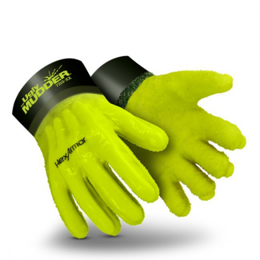 HexArmor Ugly Mudder 7310 Pre-Curved Liquid-Resistant Work Gloves