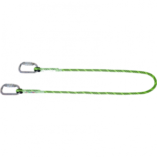 Honeywell 1032340 Kernmantle 1.5m Restraint Lanyard with Carabiner and Hook