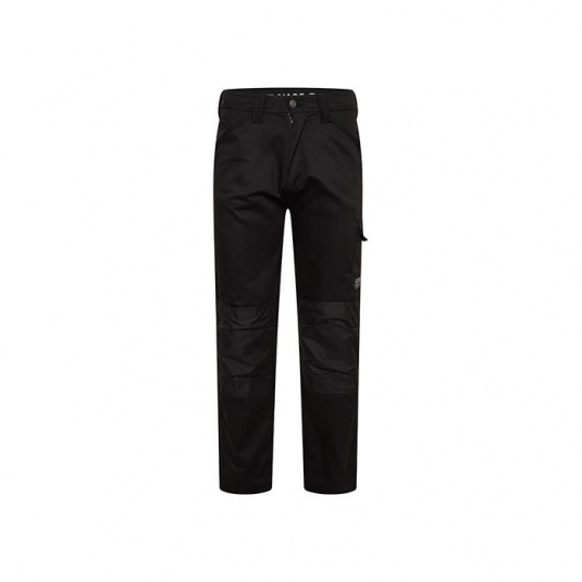 JCB Essential Black Cargo Work Trousers Workwear.co.uk