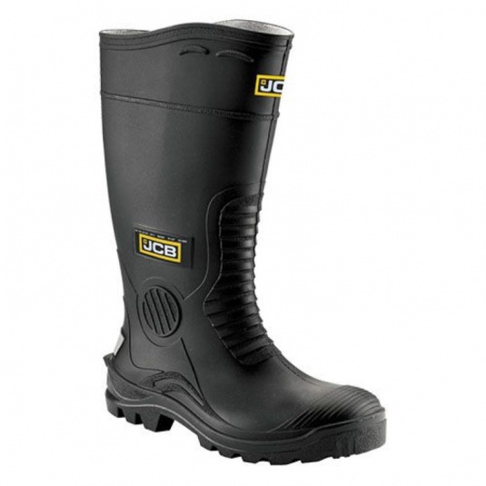 JCB Hydromaster Black Safety Wellingtons Workwear