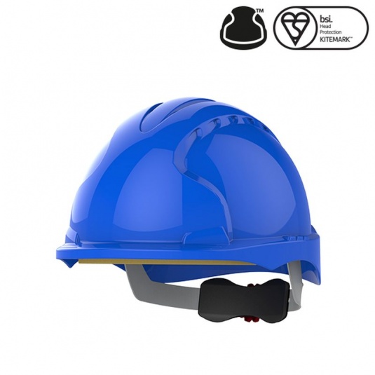JSP EVO3 Blue Electrical Safety Micro Peak Hard Hat