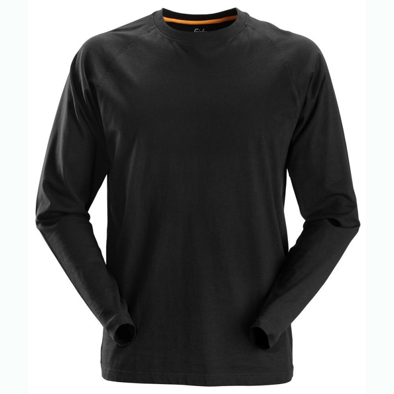 Snickers 2410 AllRoundWork Black T-Shirt - Workwear.co.uk