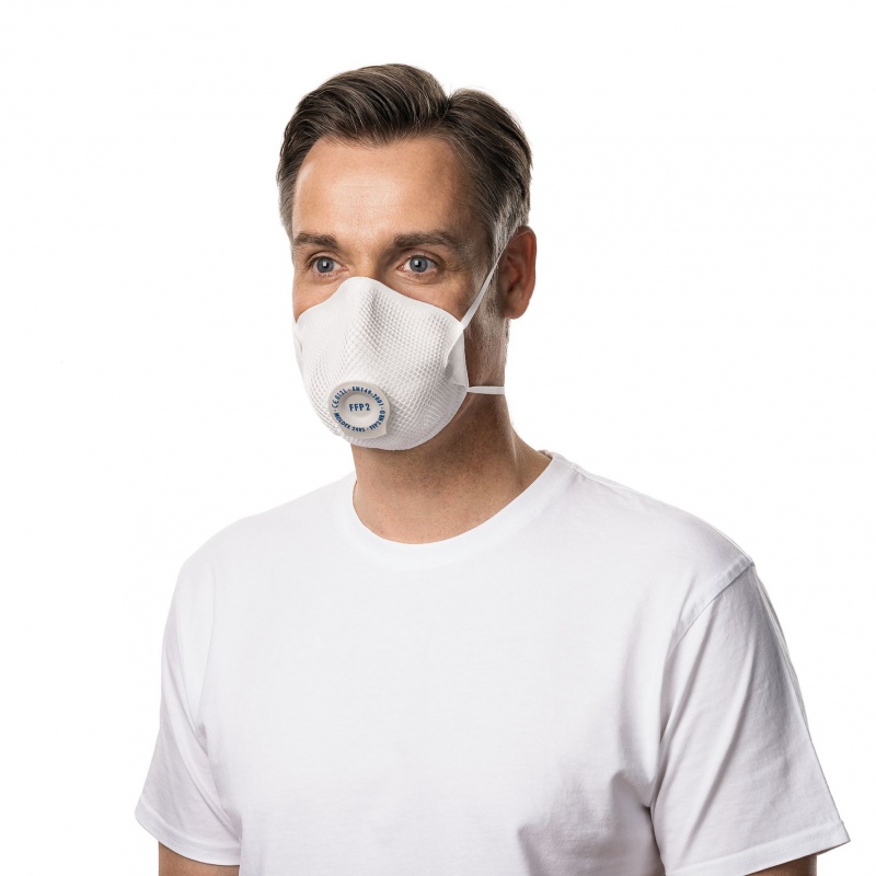 Moldex Smart 2485 FFP2 Disposable Dust Mask with Ventex Valve (Box of ...