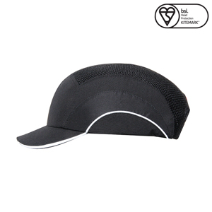 JSP Black A1+ Short Peak Hardcap