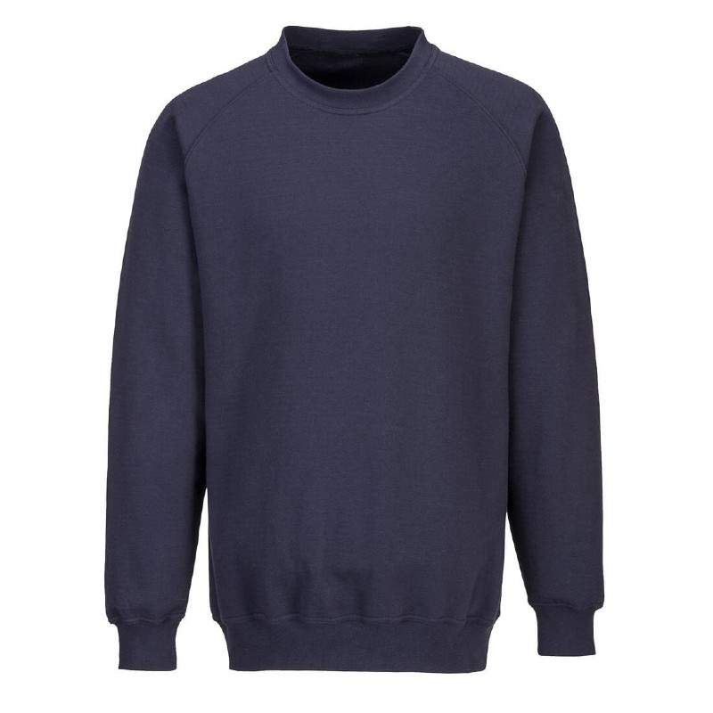 Portwest Navy Anti-Static ESD Sweatshirt - Workwear.co.uk
