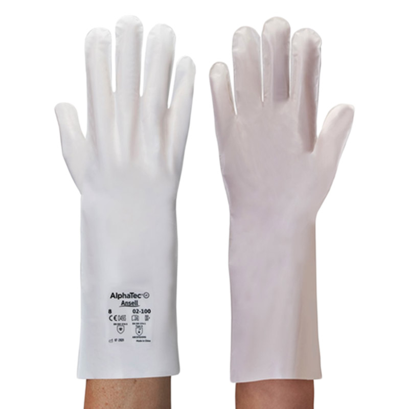 Ansell 02100 Barrier Long Chemical Gloves Workwear.co.uk