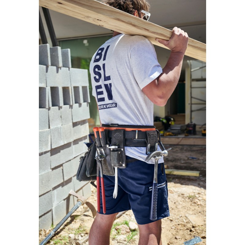 Elastic top work shorts