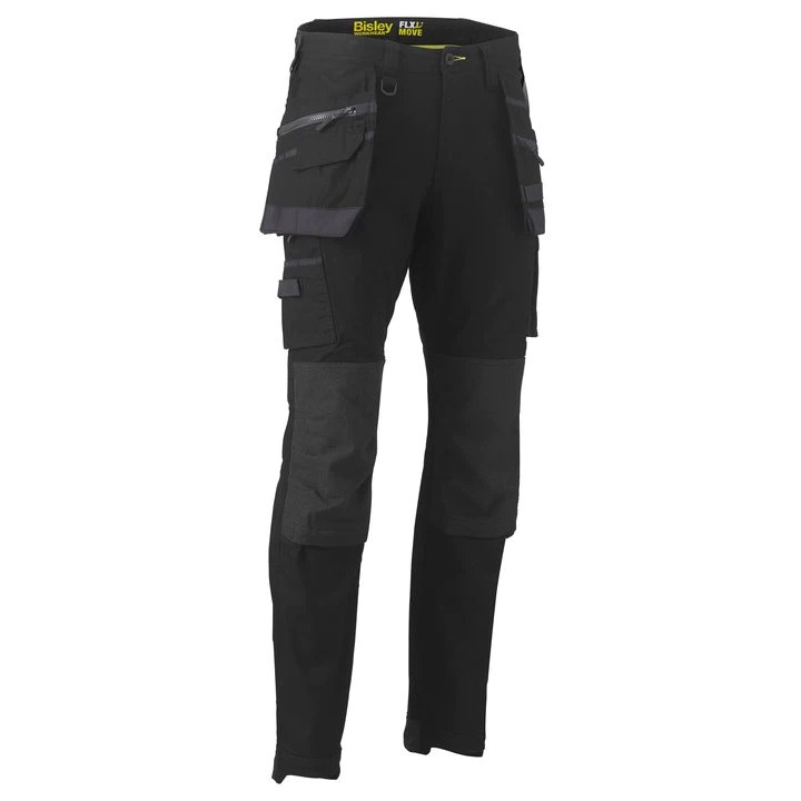 Black combat trousers cheap with knee pads