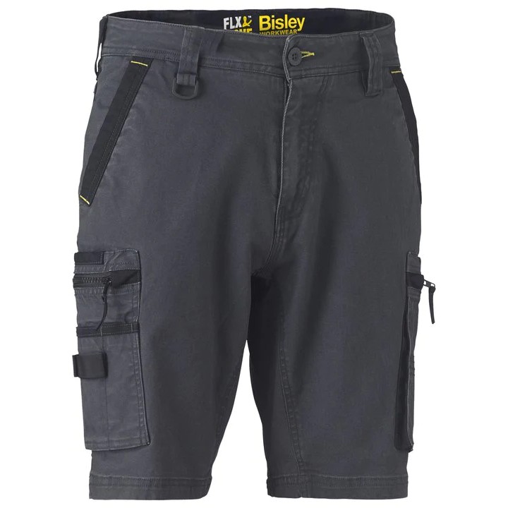 Bisley Flx & Move Stretch Cargo Shorts Workwear.co.uk