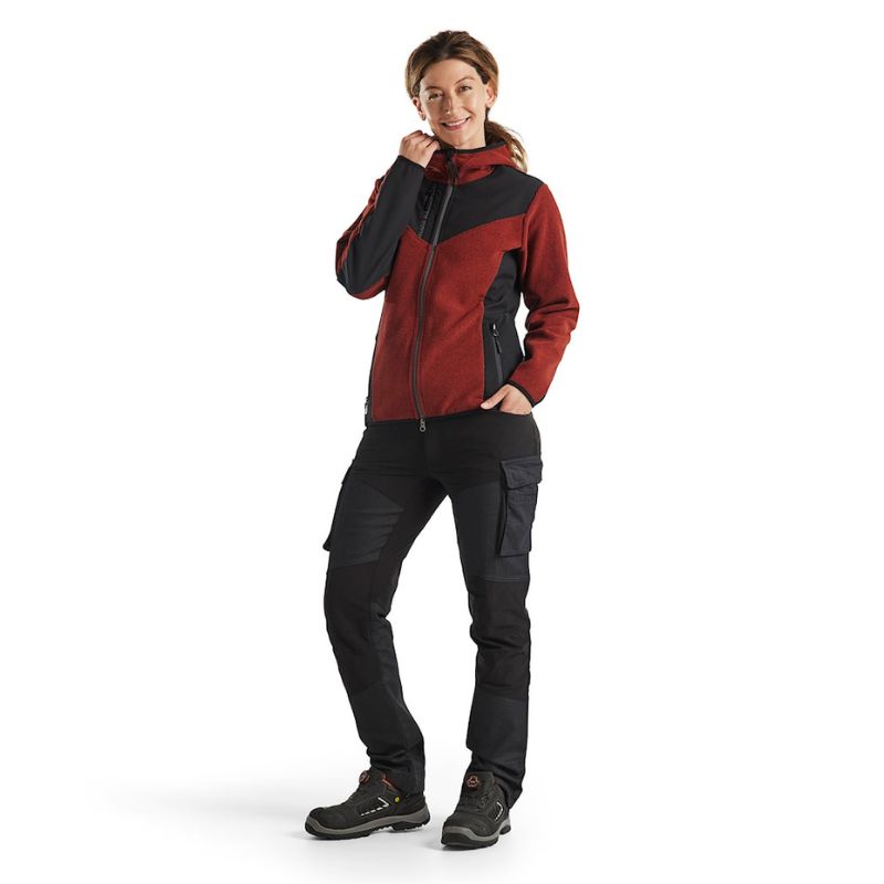 Warm work jacket womens top