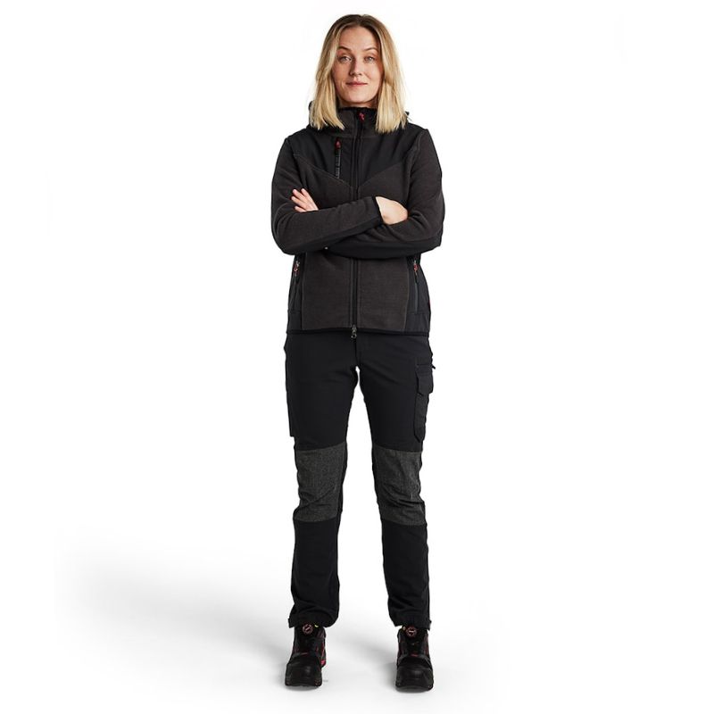 Warm work jacket womens top