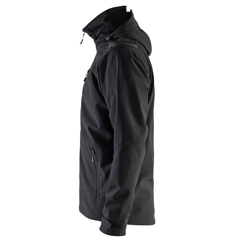 Blaklader Softshell Jacket (Black/Black) - Workwear.co.uk
