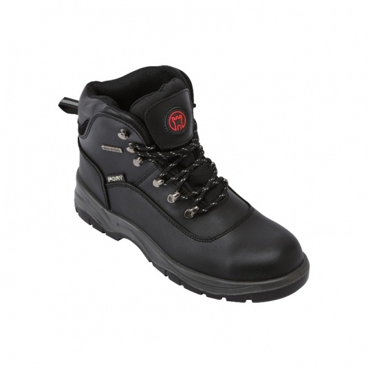 Fort Workwear FF102 Toledo Steel Toe Capped Black Work Boots