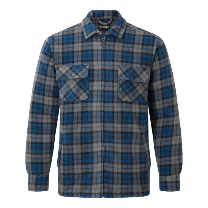 Fort Workwear 126 Portman Men s Check Shacket Navy