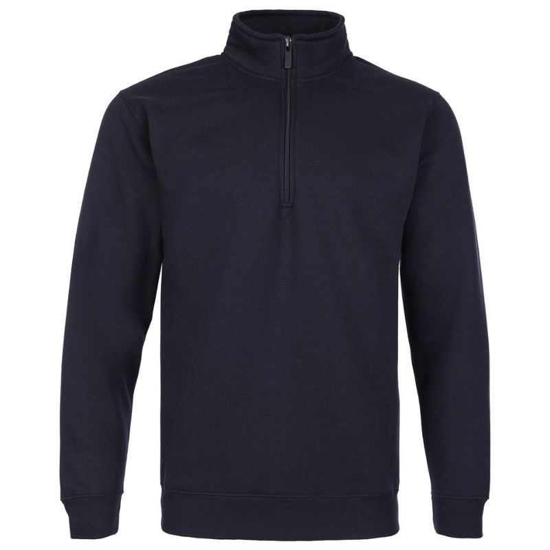 Fort Workwear 167 1/4 Zip Sweatshirt (Navy) - Workwear.co.uk
