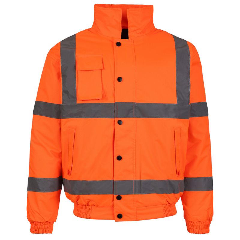 Mens hi vis bomber jacket sale