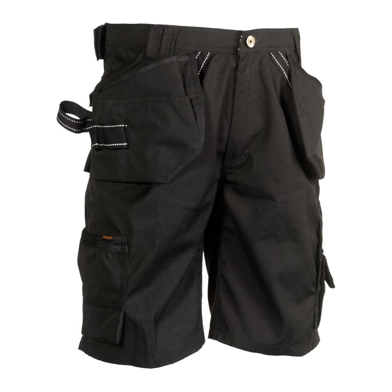 Herock Pallas Bermuda Work Shorts Black Workwear