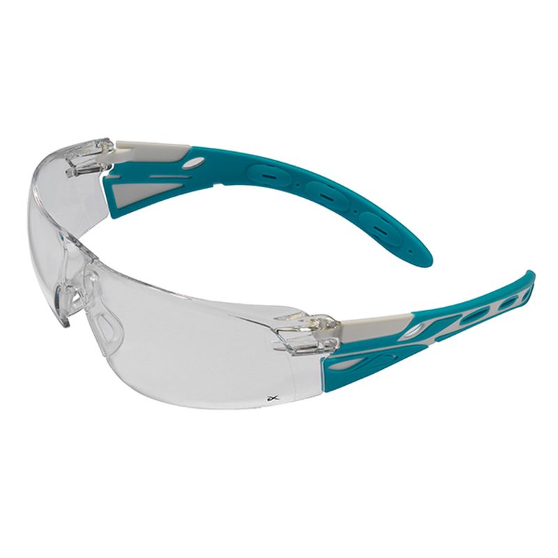 Jsp Eiger Blue Lagoon Clear Lens Safety Glasses Uk