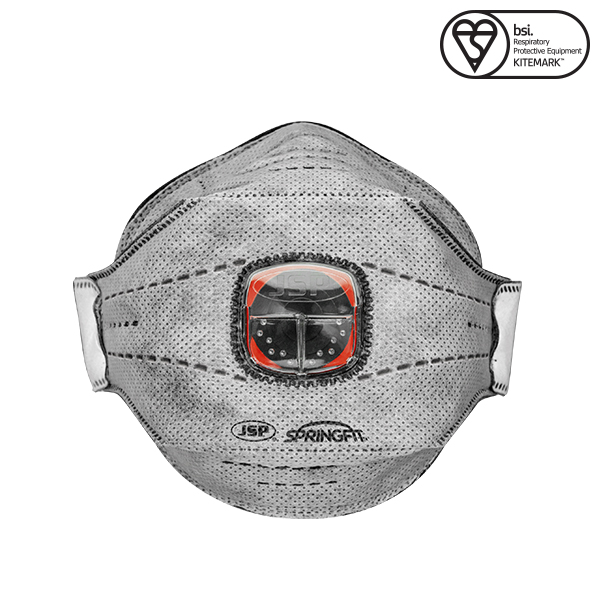 JSP FFP3 Springfit Disposable Mask with Valve Workwear.co.uk