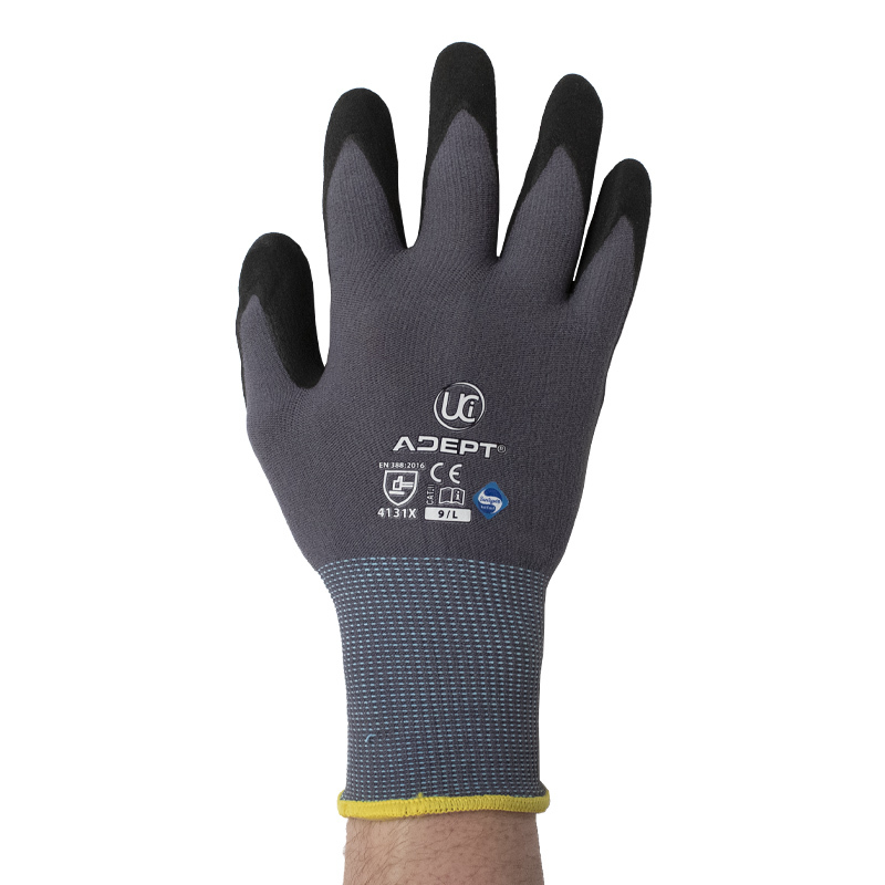 UCi Adept NFT Nitrile Palm-Coated Gloves - Workwear.co.uk