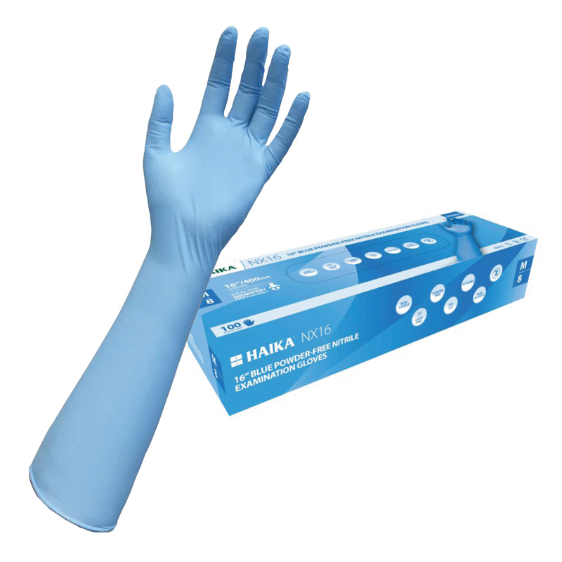 Nico Haika NX16 40cm Long Nitrile Gloves - Workwear.co.uk