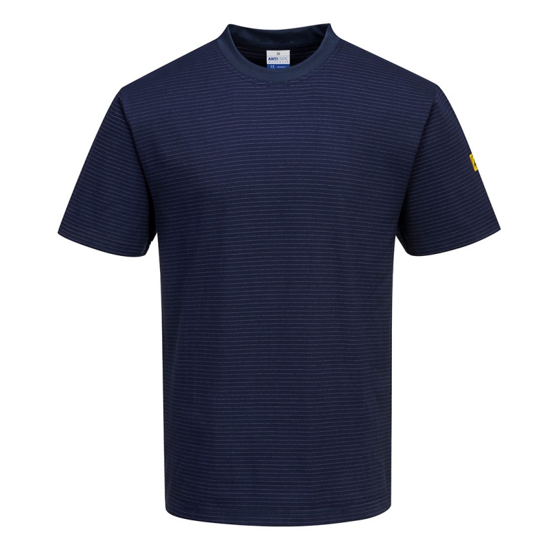 Portwest AS20 Anti-Static ESD T-Shirt Portwest AS20 Anti-Static ESD T-Shirt