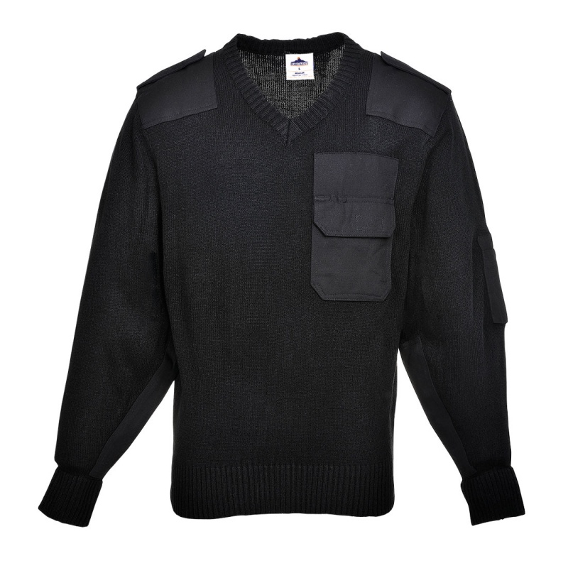 【ほぼ完品】　90s NATO international Portwest B310 Black Nato Jumper - Workwear.co.uk