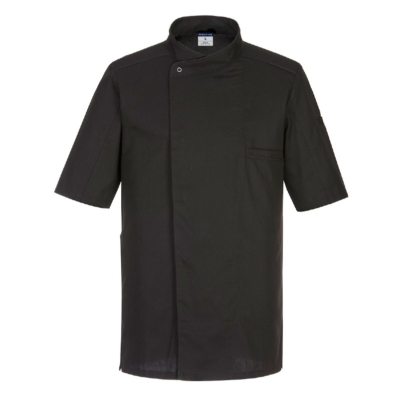 Portwest C735 Short-Sleeve Chefs Jacket - Workwear.co.uk
