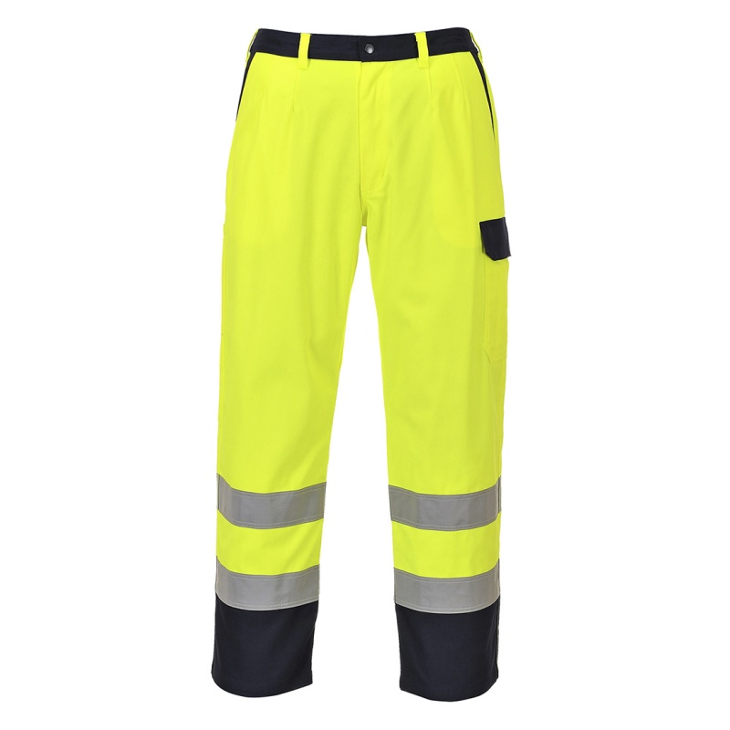 Portwest FR92 High-Vis Bizflame Welding Trousers - Workwear.co.uk