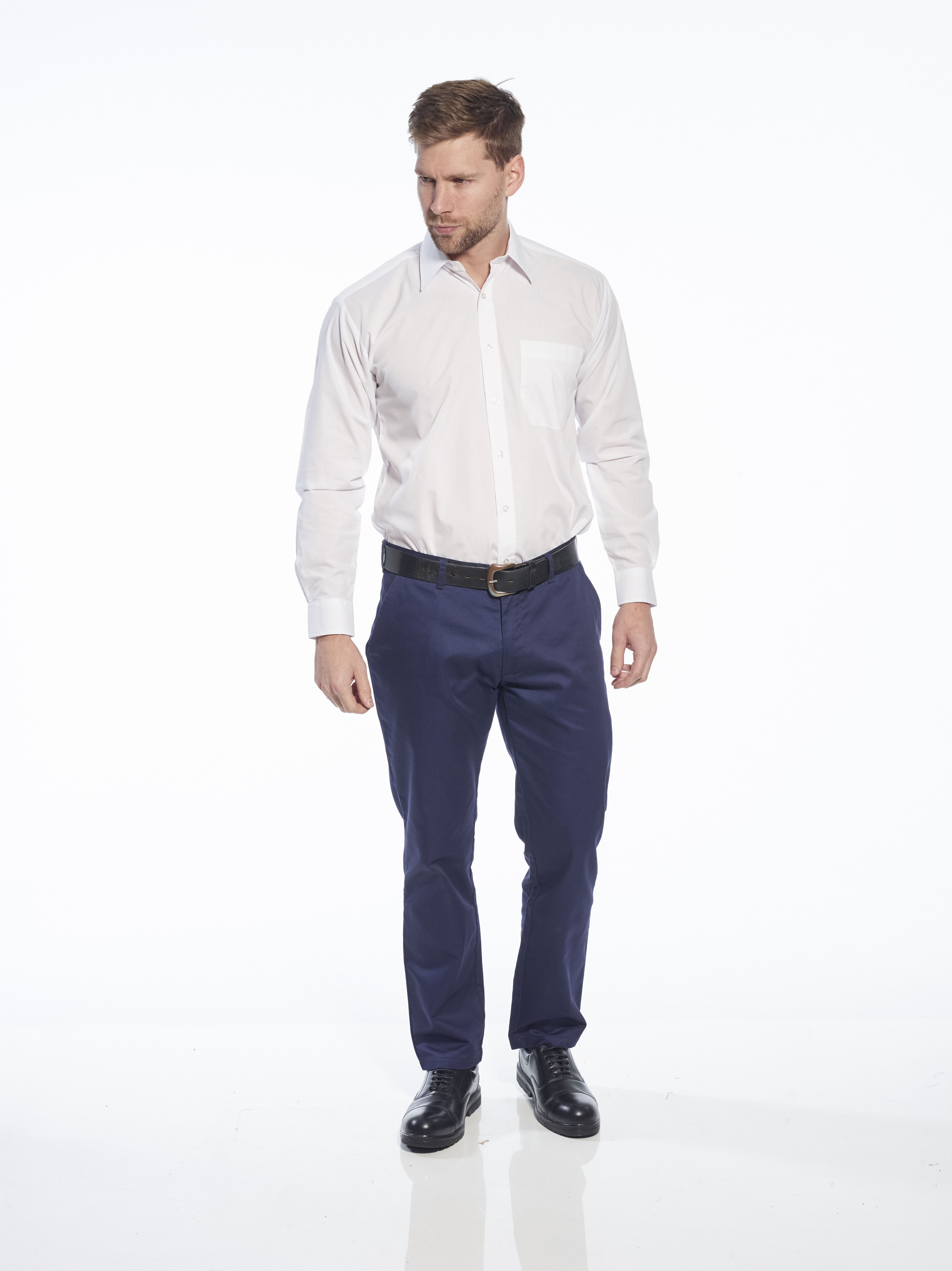 Portwest S103 Classic Long Sleeve White Shirt Portwest S103 Classic Long Sleeve White Shirt