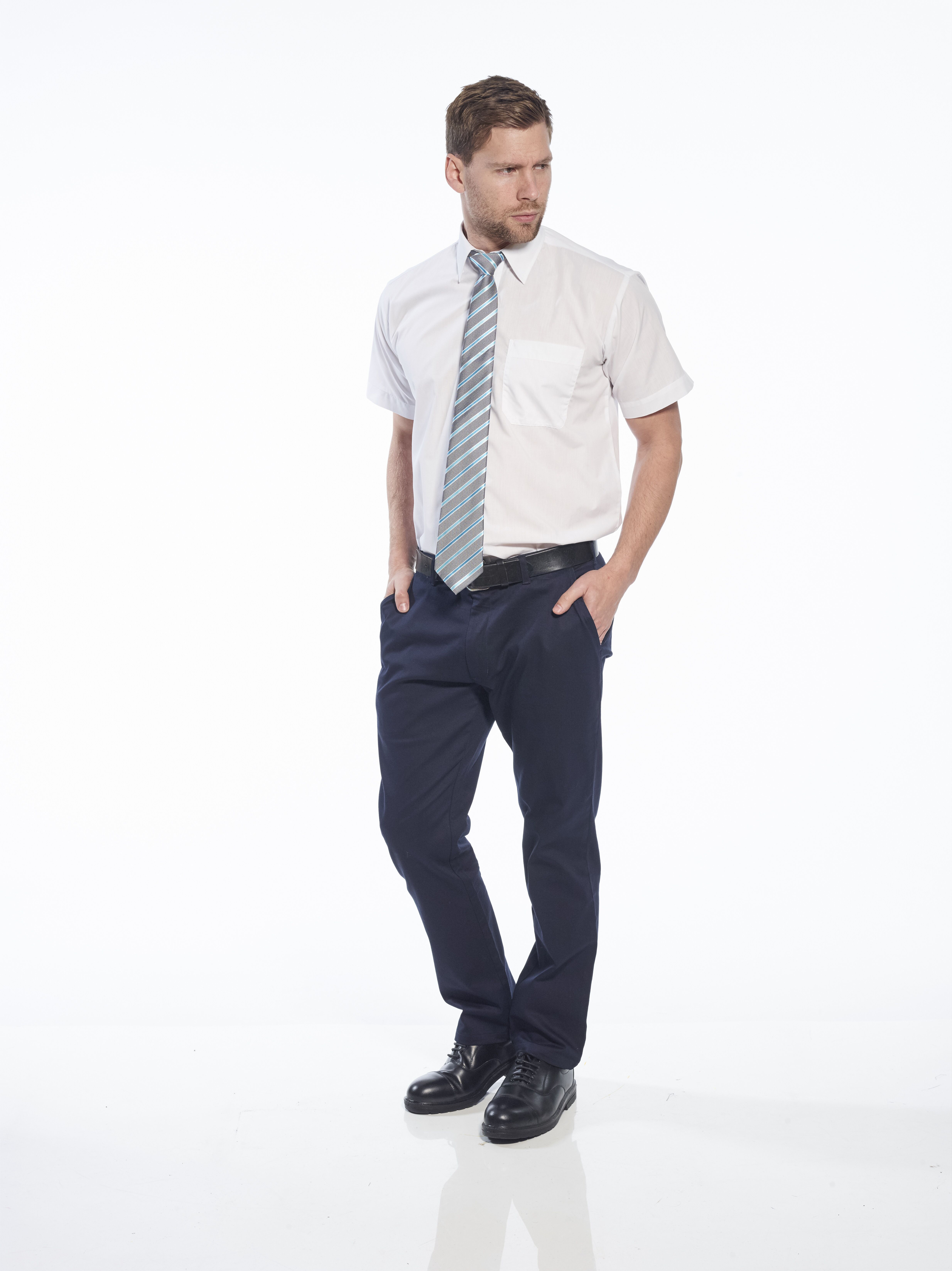 Portwest S104 Classic Short Sleeve White Shirt Portwest S104 Classic Short Sleeve White Shirt