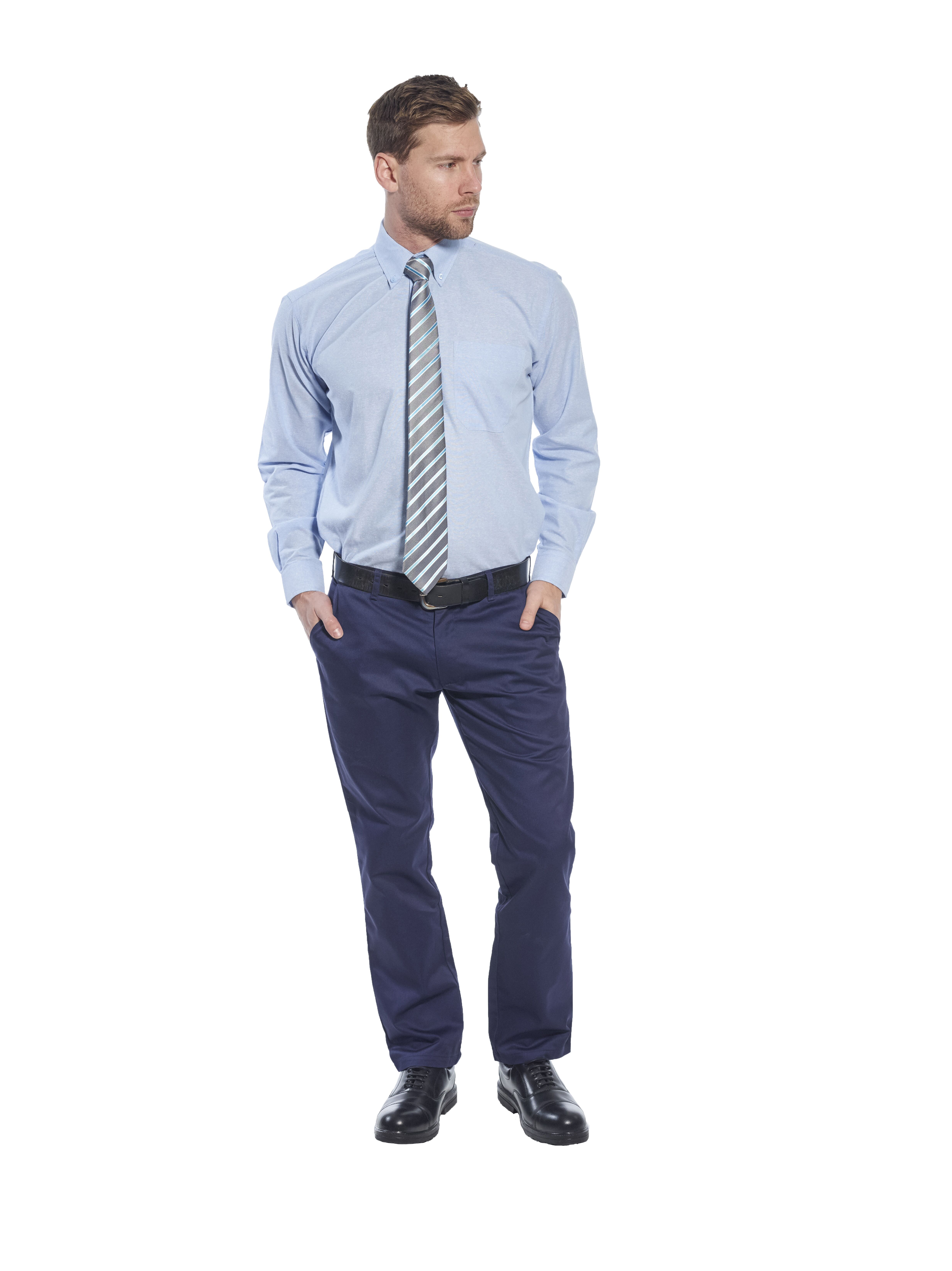 Portwest S107 Long Sleeve Oxford Shirt Portwest S107 Long Sleeve Oxford Shirt