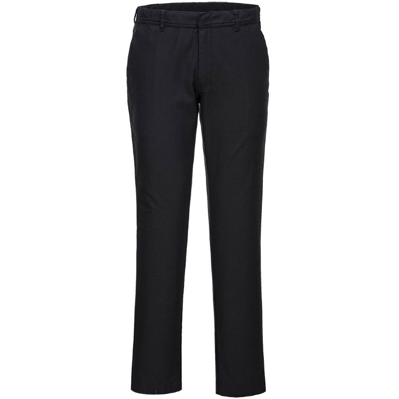 Black slim sales leg work trousers