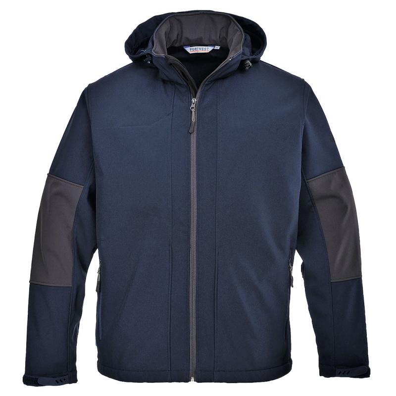 Portwest TK53 TK2 Softshell Jacket with Hood - Workwear.co.uk