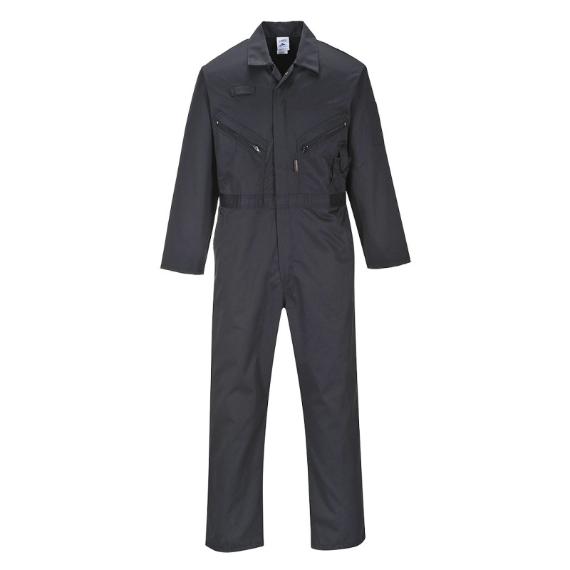 【1/15まで】BLACKBIRD COVERALLS BLACK 25AW 1 Portwest C813 Black All-Purpose Coveralls - Workwear.co.uk