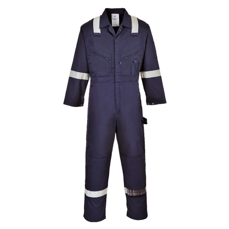 Portwest C814 Navy Iona Cotton Coveralls Workwear.co.uk
