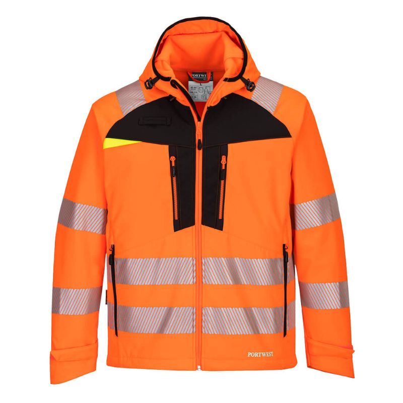 High vis shop soft shell jacket