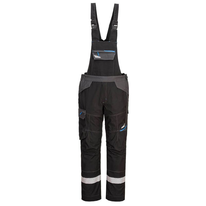 Workwear Portwest Waterproof Bib And Brace Portwest S388 Hi Vis