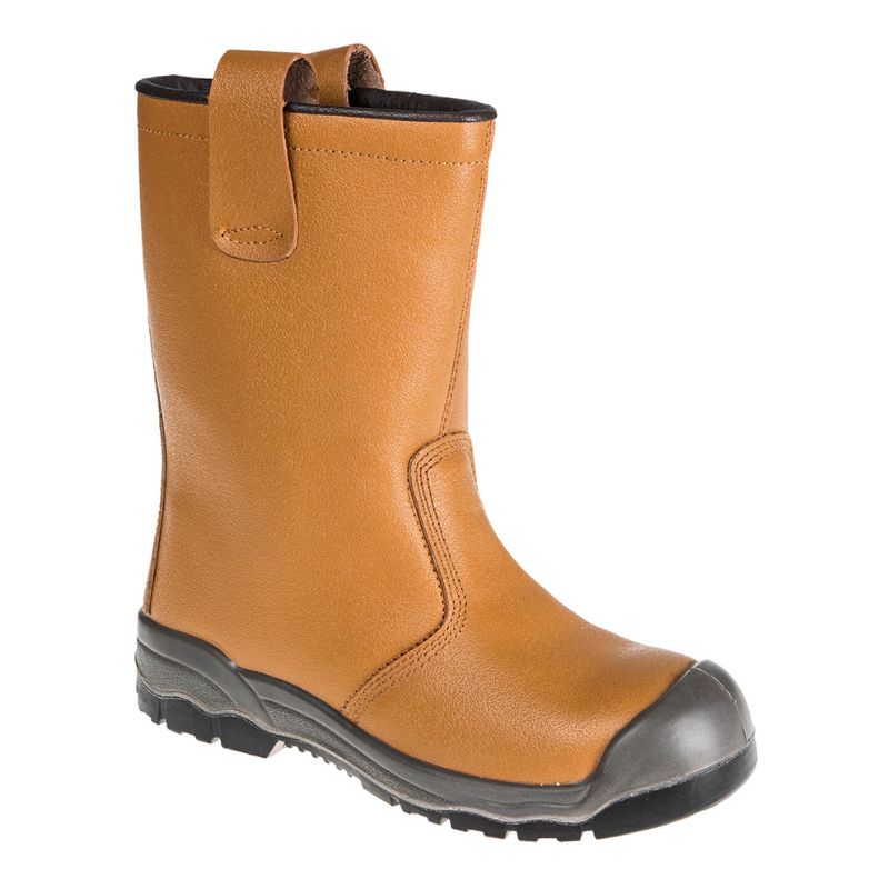 Portwest FW13 S1P Steelite Tan Rigger Boots Workwear