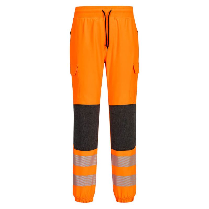 Orange work joggers clearance