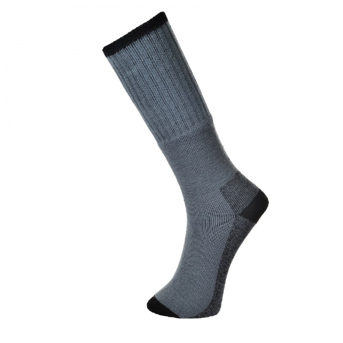 Portwest SK33 Grey Work Socks (3pk) Workwear.co.uk