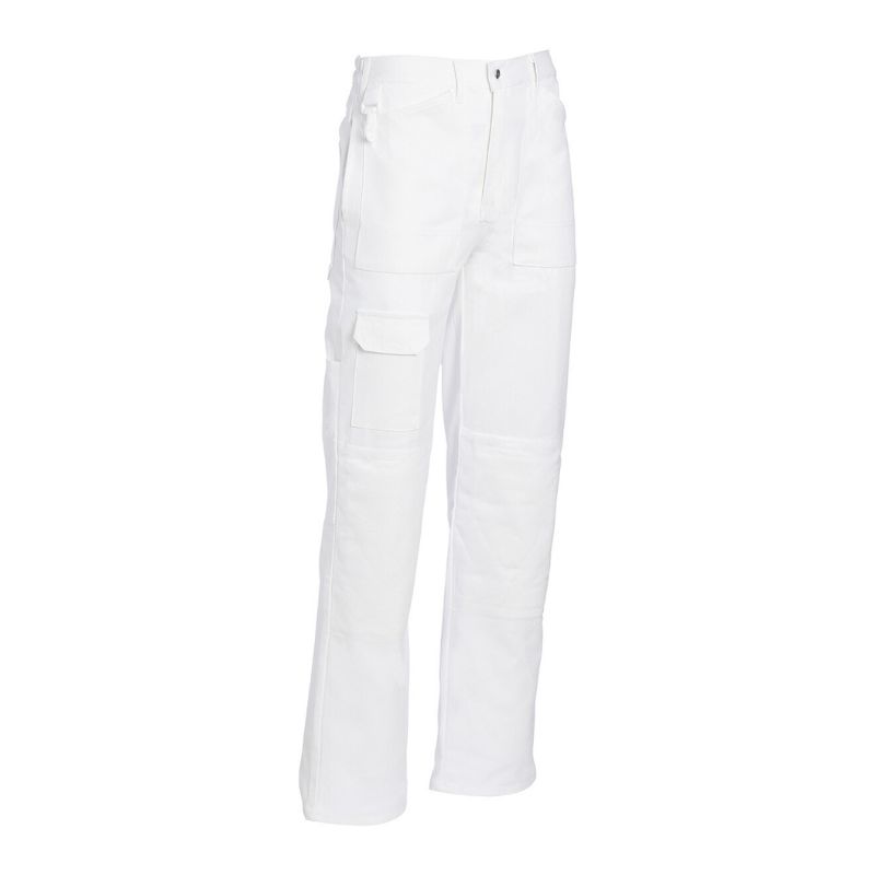 ProDec Men's White Painters Trousers Workwear.co.uk