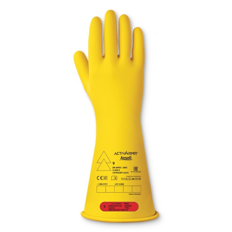 Ansell ActivArmr RIG014Y Gloves (Yellow)